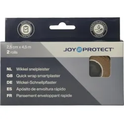 Joy2Protect Snelpleisters huidskleur 2.5cm x 4.5m