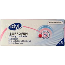 Idyl Ibuprofen 200mg suikervrij