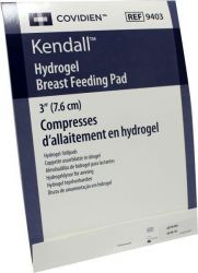 Kendall Hydrogel breast feeding pads