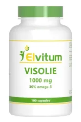 Elvitum Visolie 1000mg omega 3 30%