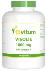Elvitum Visolie 1000mg omega 3 30%