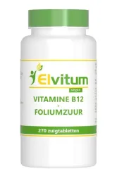 Elvitum Vitamine B12 1000mcg   foliumzuur