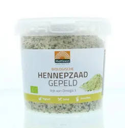 Mattisson Absolute hemp seeds hulled hennepzaad gepeld bio
