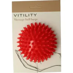 Vitility Massagebal 9cm rood