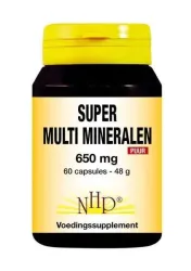 NHP Super multi mineralen 650mg puur