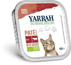 Yarrah Kattenvoer pate met rund bio