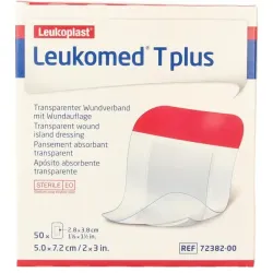 Leukomed Transparant wondverband T plus 7.2 x 5cm