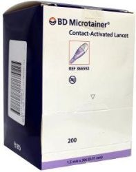 BD Microtainer cal lancet 592