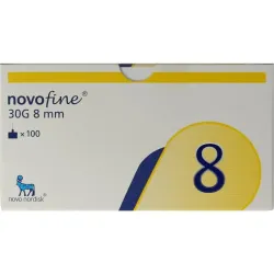 Novo Nordisk Novofine naalden 0.30 x 8 mm 30 gram