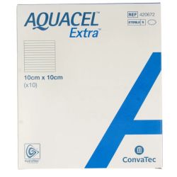 Aquacel Extra verband hydrofiber   versterking10 x 10cm