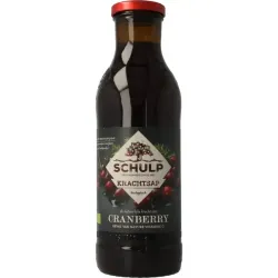 Schulp Krachtsap cranberrysap puur bio