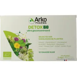 Arkofluids Detox drinkampullen 15ml bio