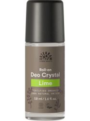 Urtekram Deodorant crystal roll on limoen