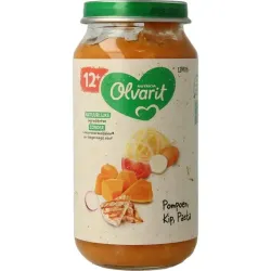 Olvarit Pompoen kip pasta 12M06