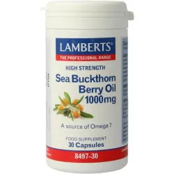 Lamberts Duindoorn olie 1000mg - Sea buckthorn berry oil