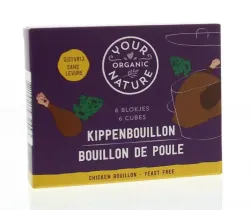 Your Organic Nat Kippenbouillonblokjes helder zonder gist bio