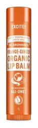 Dr Bronners Lipbalsem sinaasappel gember
