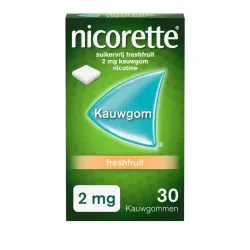 Nicorette Kauwgom 2mg freshfruit