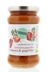 Bionova Sandwichspread tomaat/paprika bio