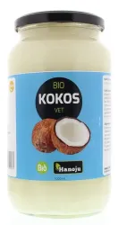 Hanoju Kokosolie geurloos glasfles bio