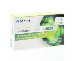 Sanias Cetirizine diHCl 10 mg