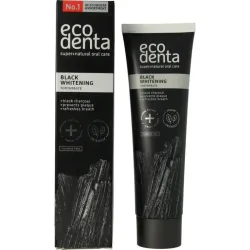 Ecodenta Tandpasta whitening houtskool extra black