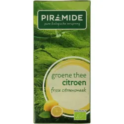 Piramide Groene thee met citroen eko bio