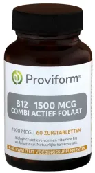 Proviform Vitamine B12 1500mcg combi actief folaat