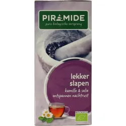 Piramide Lekker slapen thee eko bio