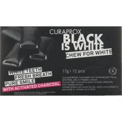 Curaprox Black is white kauwgom