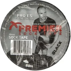 Premier Kousentape zwart 33m x 19mm