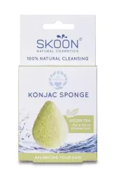 Skoon Konjac spons green tea bio