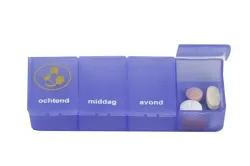 Able 2 Pillendoos 1 dag 4 vaks blauw NL