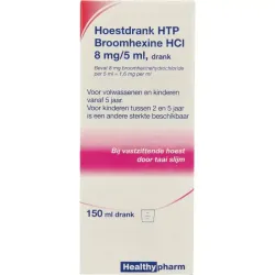 Healthypharm Broomhexine hoestdrank 8mg