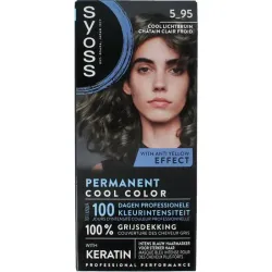 Syoss Permanent cool color 5-95 lichtbruin