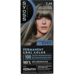 Syoss Permanent cool color 7-46 middenblond