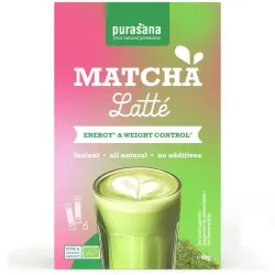 Purasana Instant matcha latte 6x10g bio