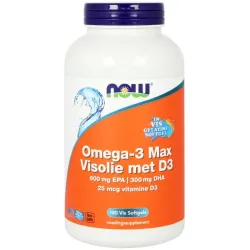NOW Omega 3 max visolie D3 EPA DHA