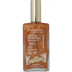 Alphanova Sun Sun glittering dry oil bio