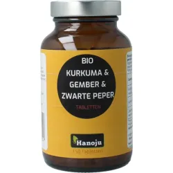 Hanoju Kurkuma   gember   piperine 500mg