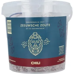Zeeuwsche Zoute Zout met chili in emmer