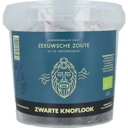 Zeeuwsche Zoute Zout met zwarte knoflook bio