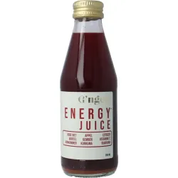 G'nger Energy groentesap 75% groente en guarana