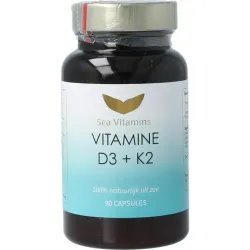 Sea Vitamins Vitamine D3 K2 uit zee