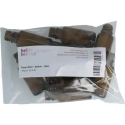 Helios Holland Flesje glas 20ml amber