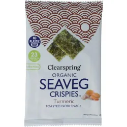 Clearspring Seaveg - Crispies turmeric bio