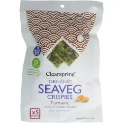 Clearspring Seaveg - Crispies turmeric multipack bio