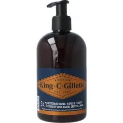 Gillette King c baard en gezichtsreiniger