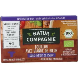 Natur Compagnie Runderbouillon gist- en suikervrij bio