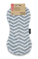 Kipkep Woller cover regular wasbaar silver grey